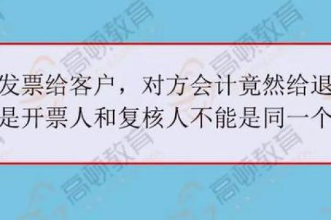 拉萨开发票，开票人、复核人必须不是同一个人吗？