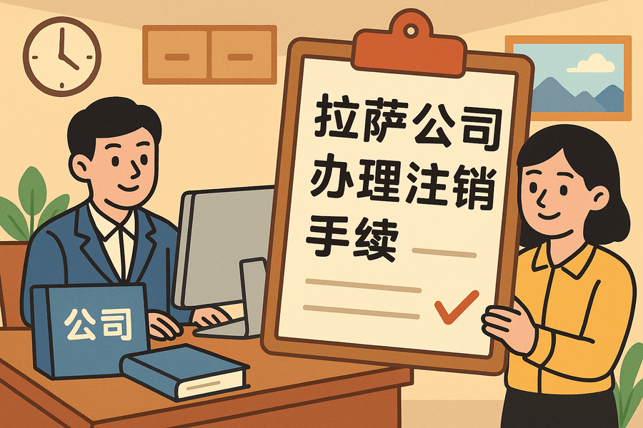 公司不经营了，怎么在拉萨办理注销手续？